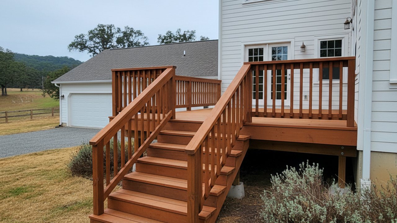 Deck Staining & Sealing completed by Charis Deck Solutions in Tracy, CA
