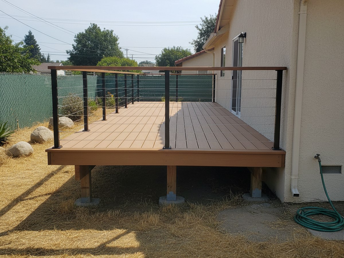 Deck Staining & Sealing completed by Charis Deck Solutions in Turlock, CA